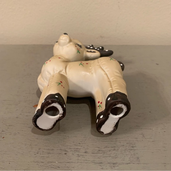 VTG Kimble Ceramic Reindeer Painted Figurine - Picture 6 of 6